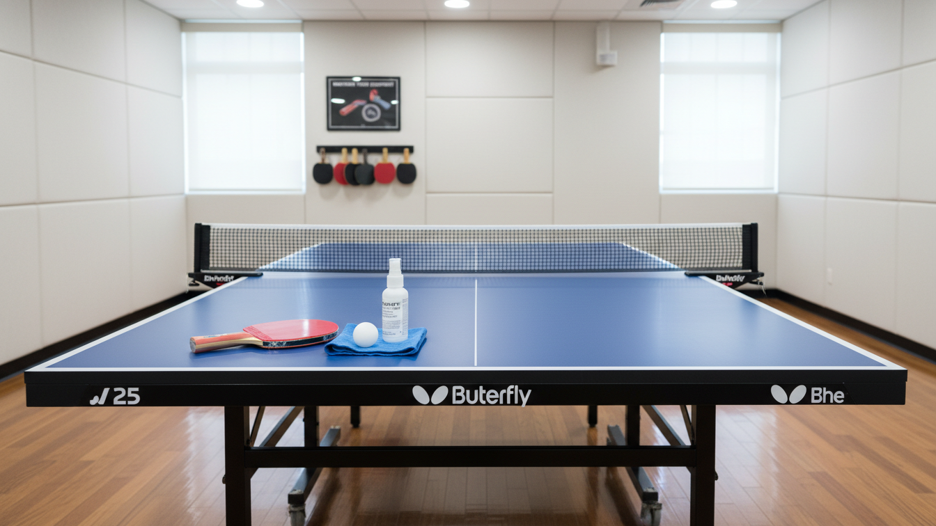 فضای مورد نیاز میز پینگ پنگ